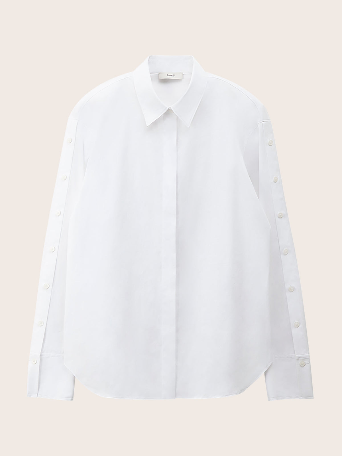 MATILDA OVERSIZED STRETCH COTTON BLOUSE