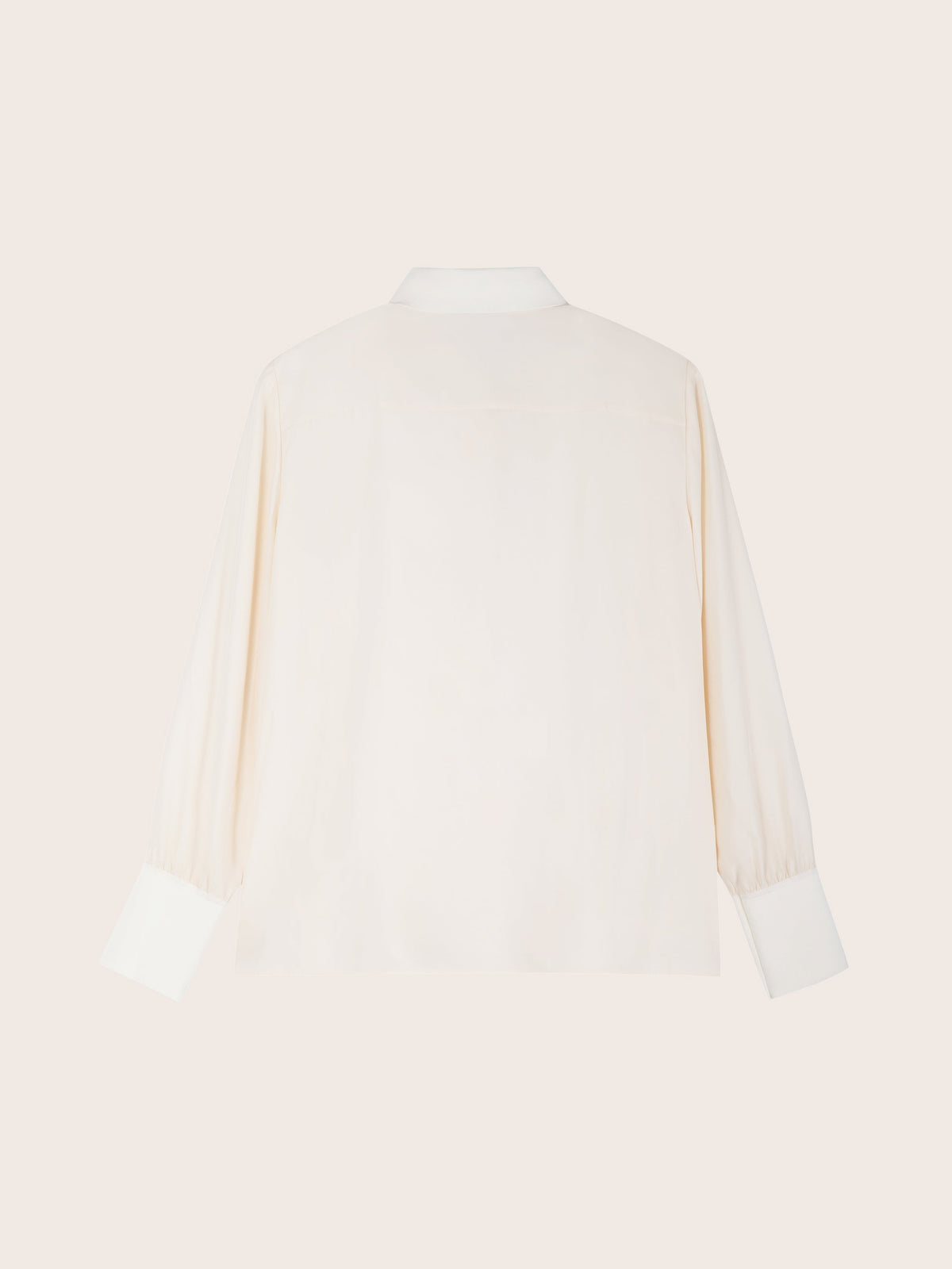 GOLDIE SILK BLOUSE WITH ELASTIC SLEEVE DETAIL