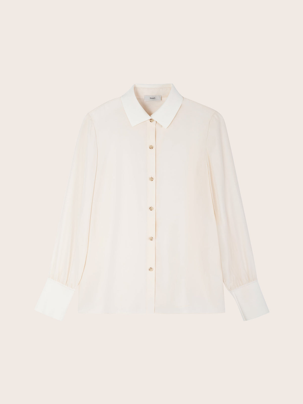 GOLDIE SILK BLOUSE WITH ELASTIC SLEEVE DETAIL