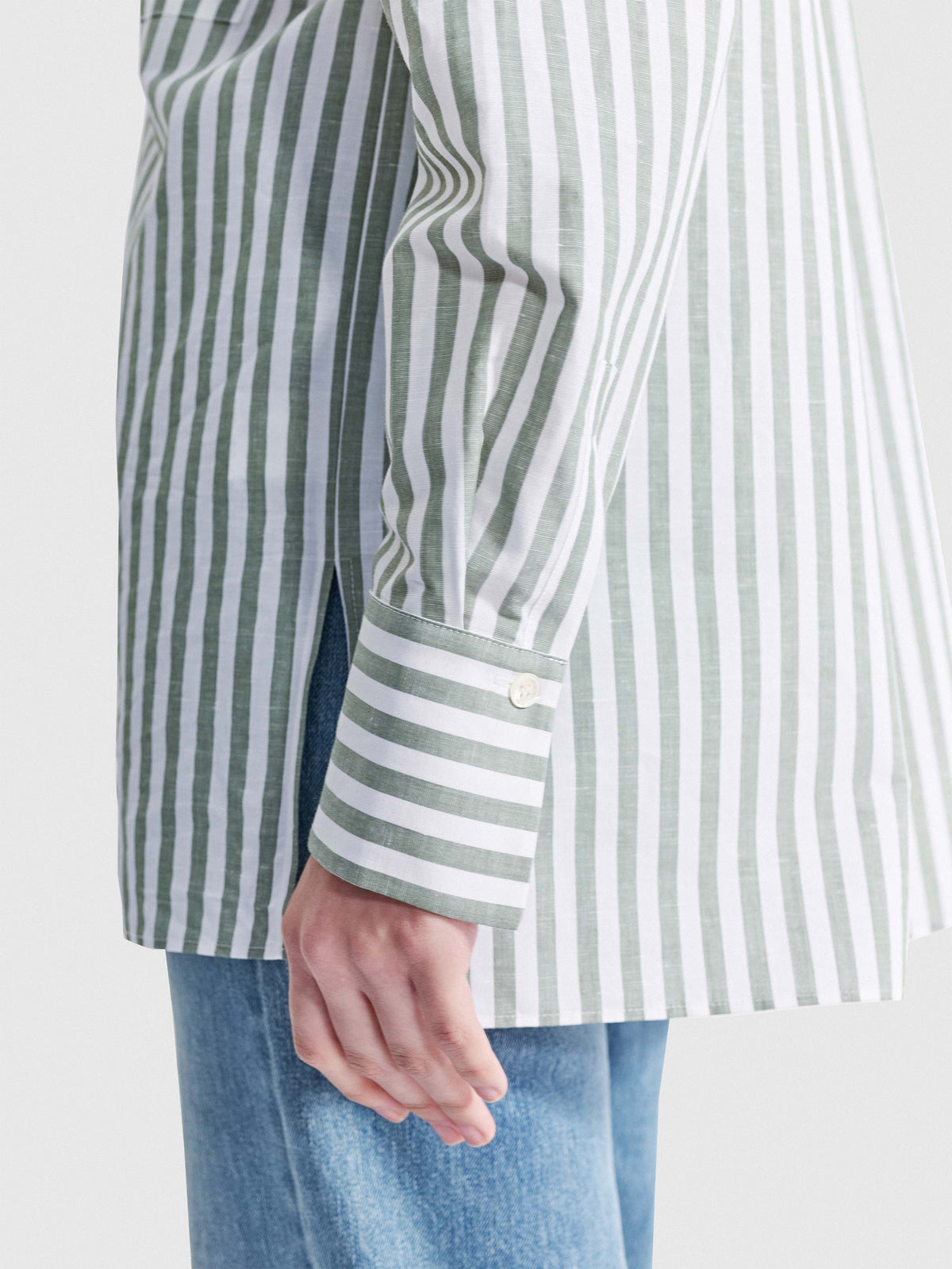 TALYSE STRIPE BUTTON DOWN