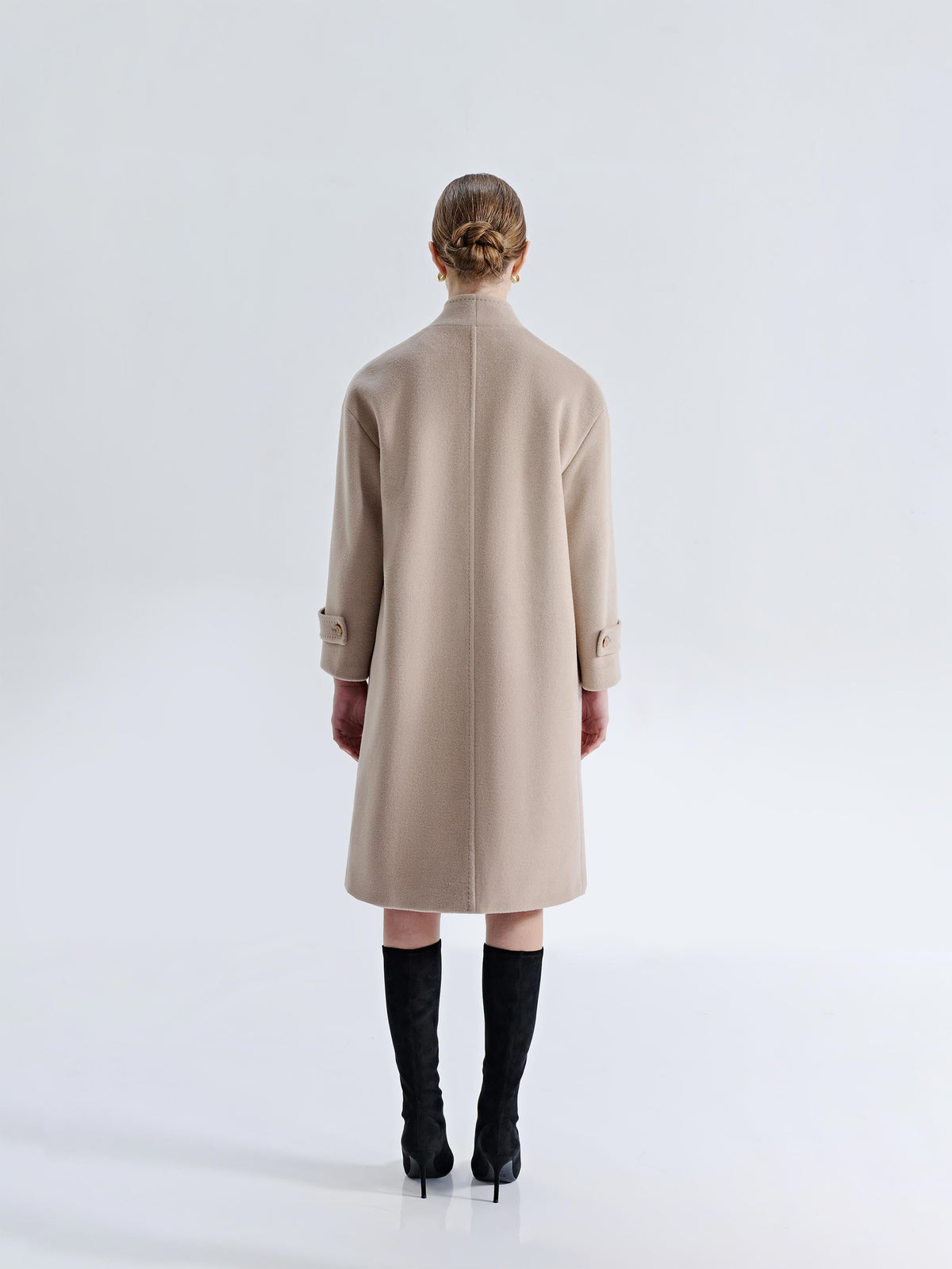 ASTRA SILK WOOL TWILL COAT