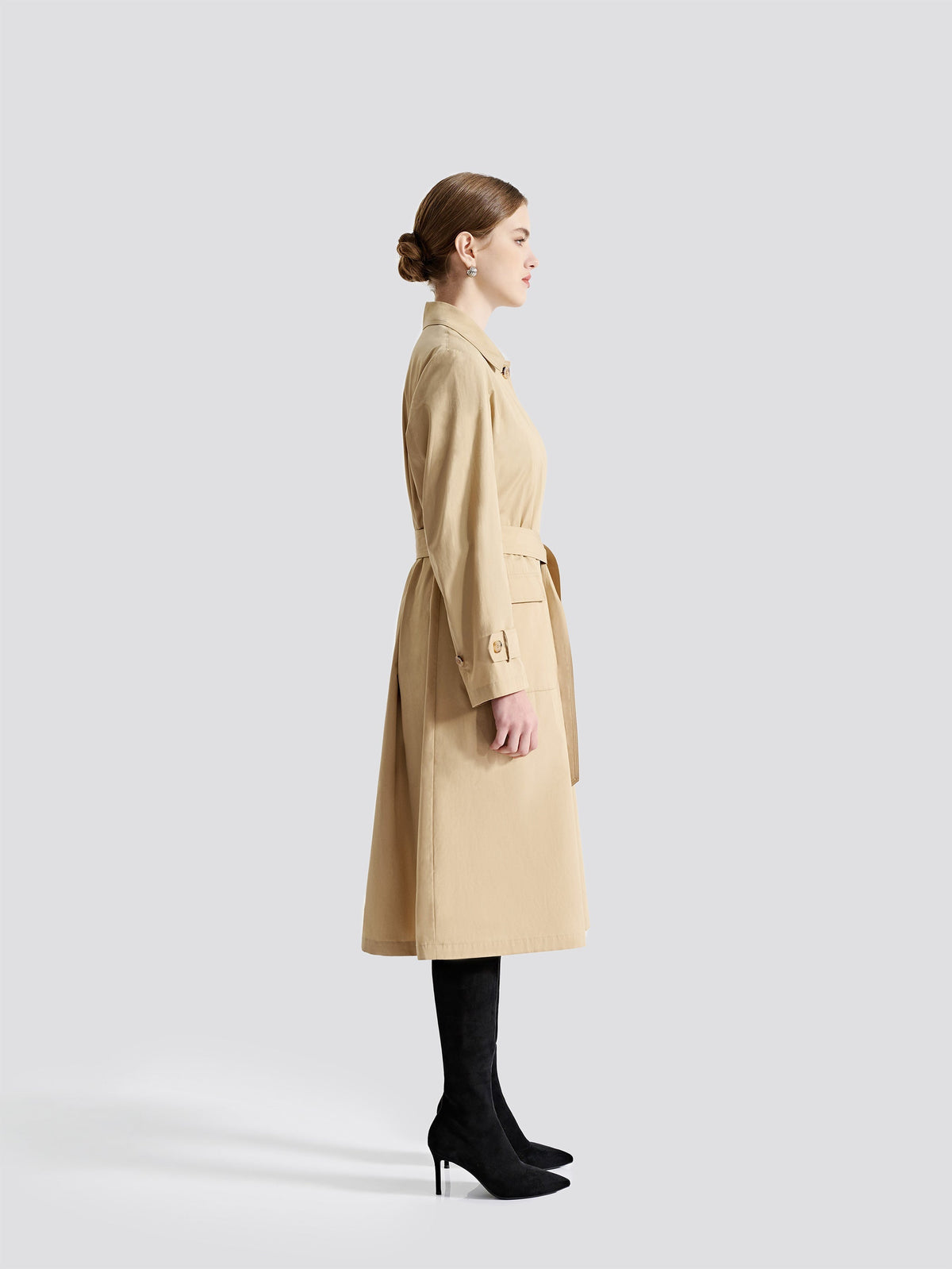 VALORA LIGHTWEIGHT COTTON TRENCH COAT