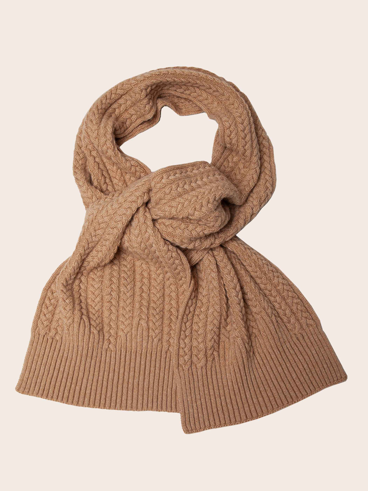 GWEN CASHMERE CLASSIC TWIST SCARF