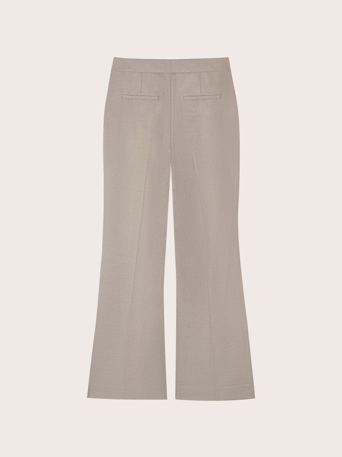 LIORA SILK WOOL STRAIGHT LEG SUIT PANTS