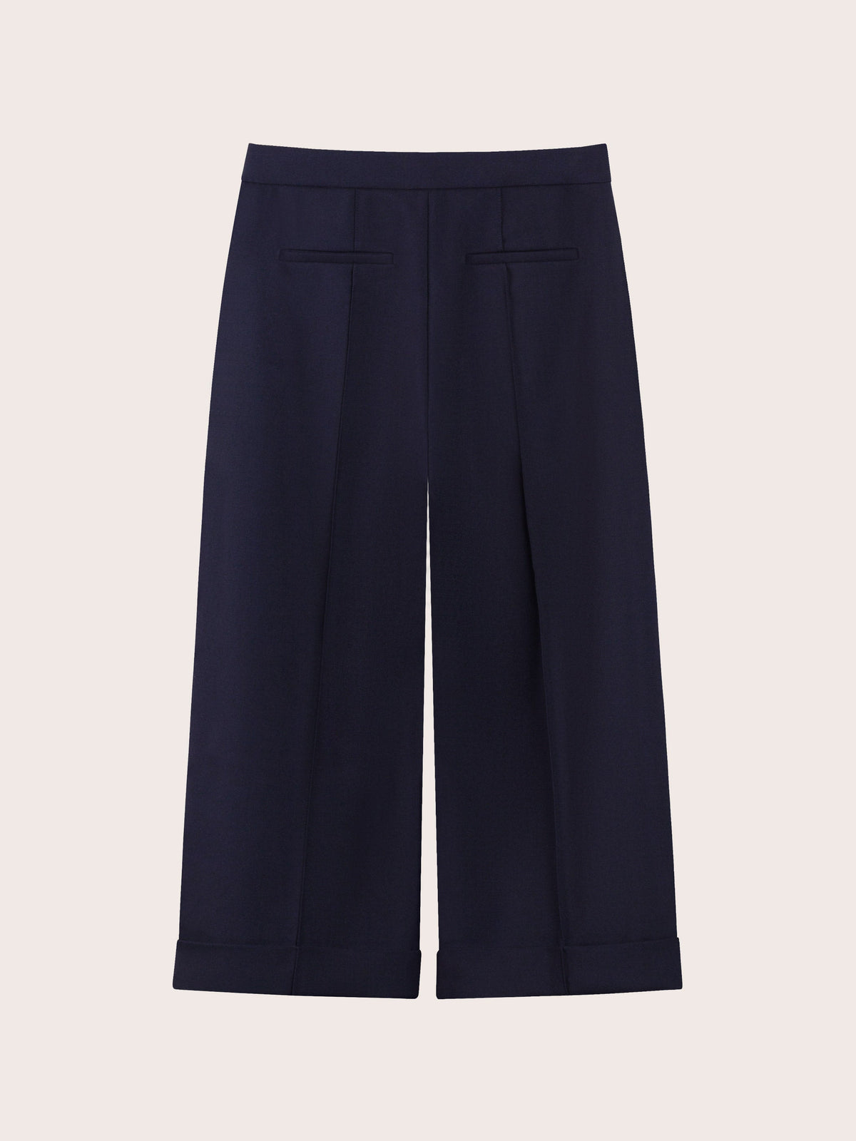 SAVANNAH CLASSIC WOOL CROPPED TROUSERS