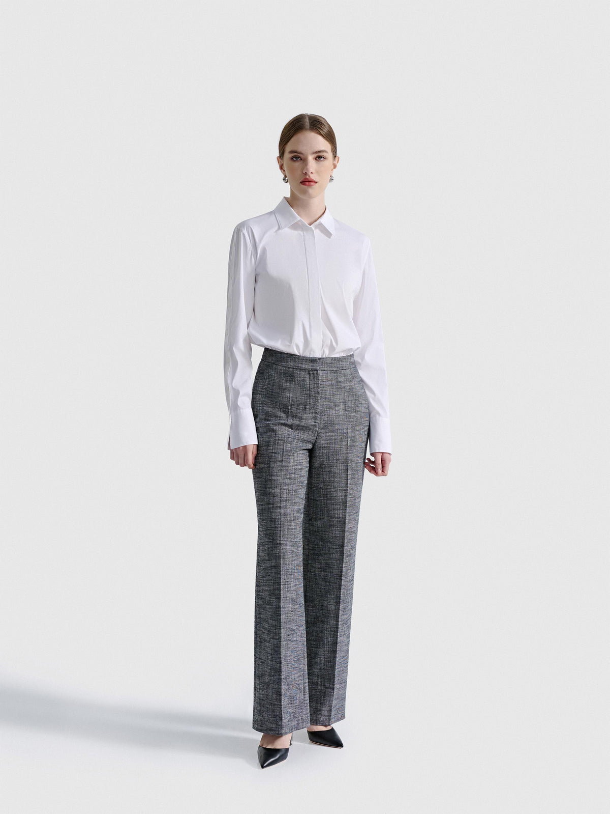 EMBER TWEED SUIT STRAIGHT-LEG PANTS