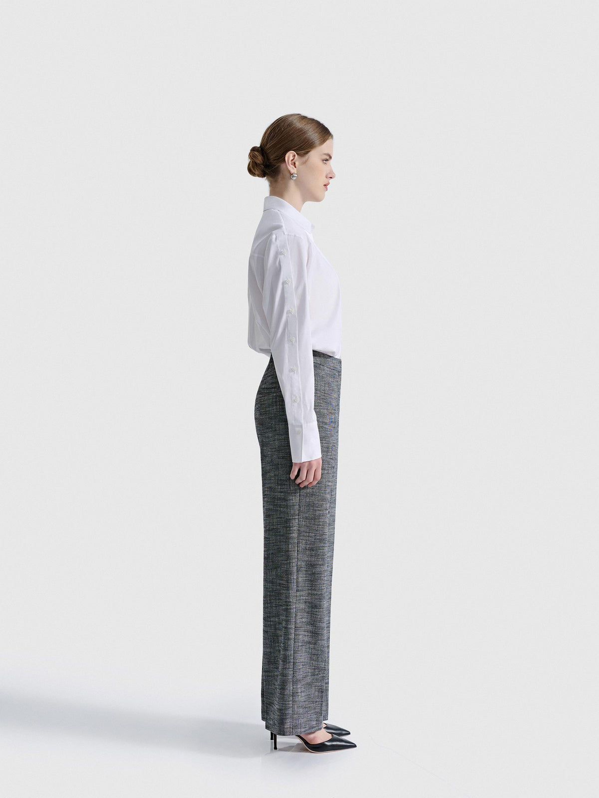 EMBER TWEED SUIT STRAIGHT-LEG PANTS