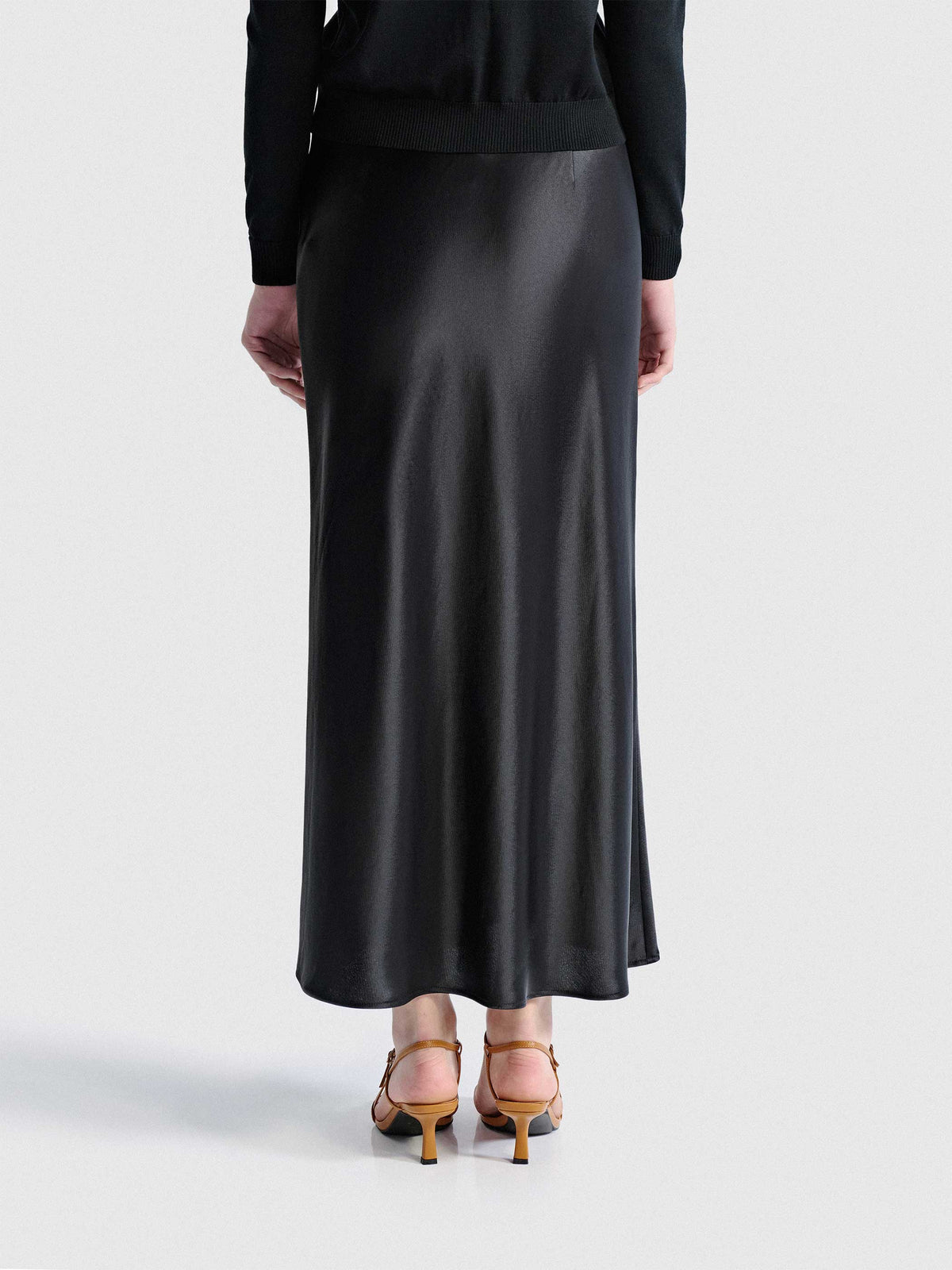 FREYA MAXI SATIN SKIRT