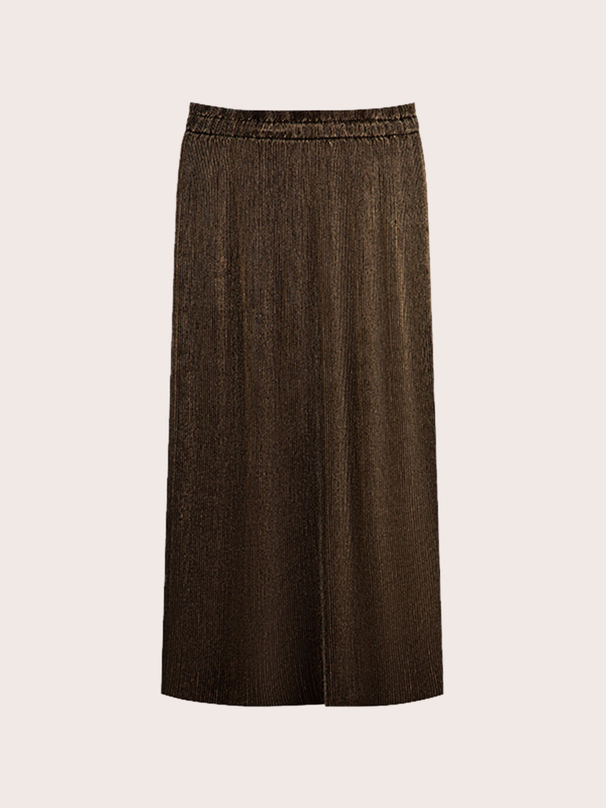 HARLOW METALLIC PLEATED SKIRT