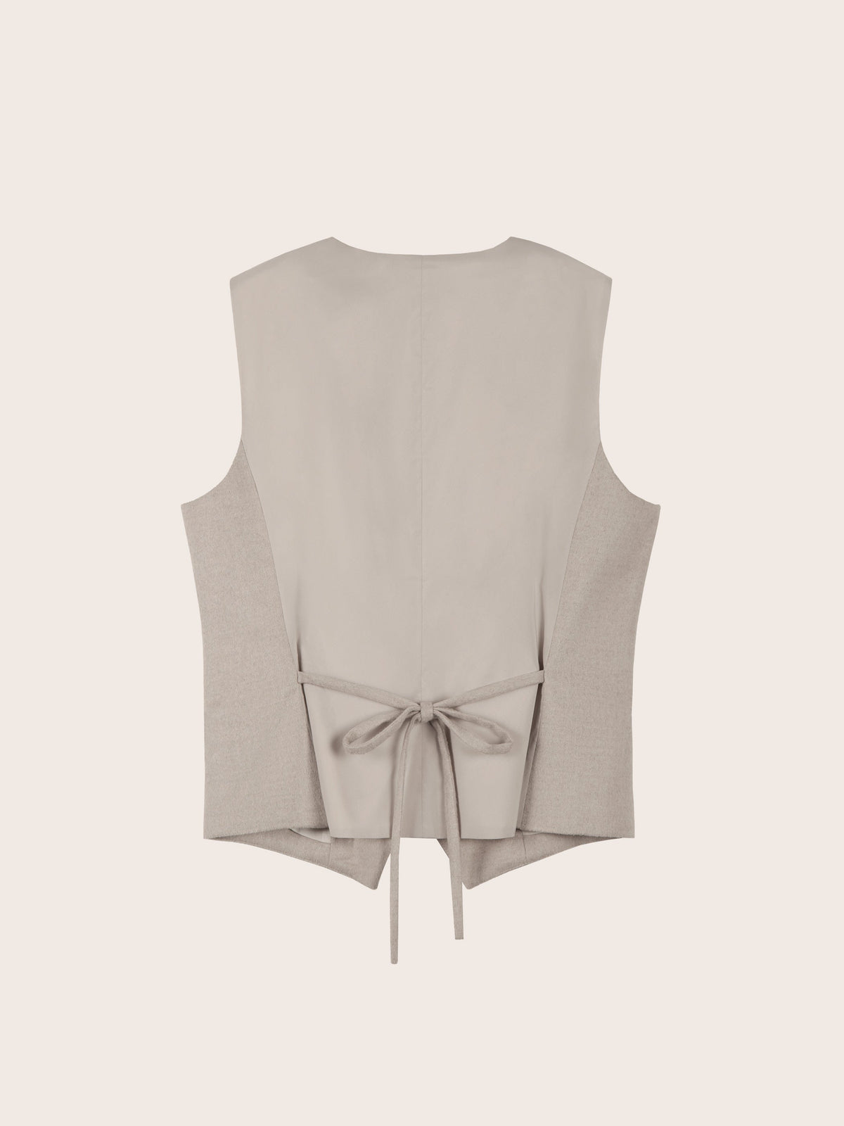 LIORA SILK WOOL SUIT VEST